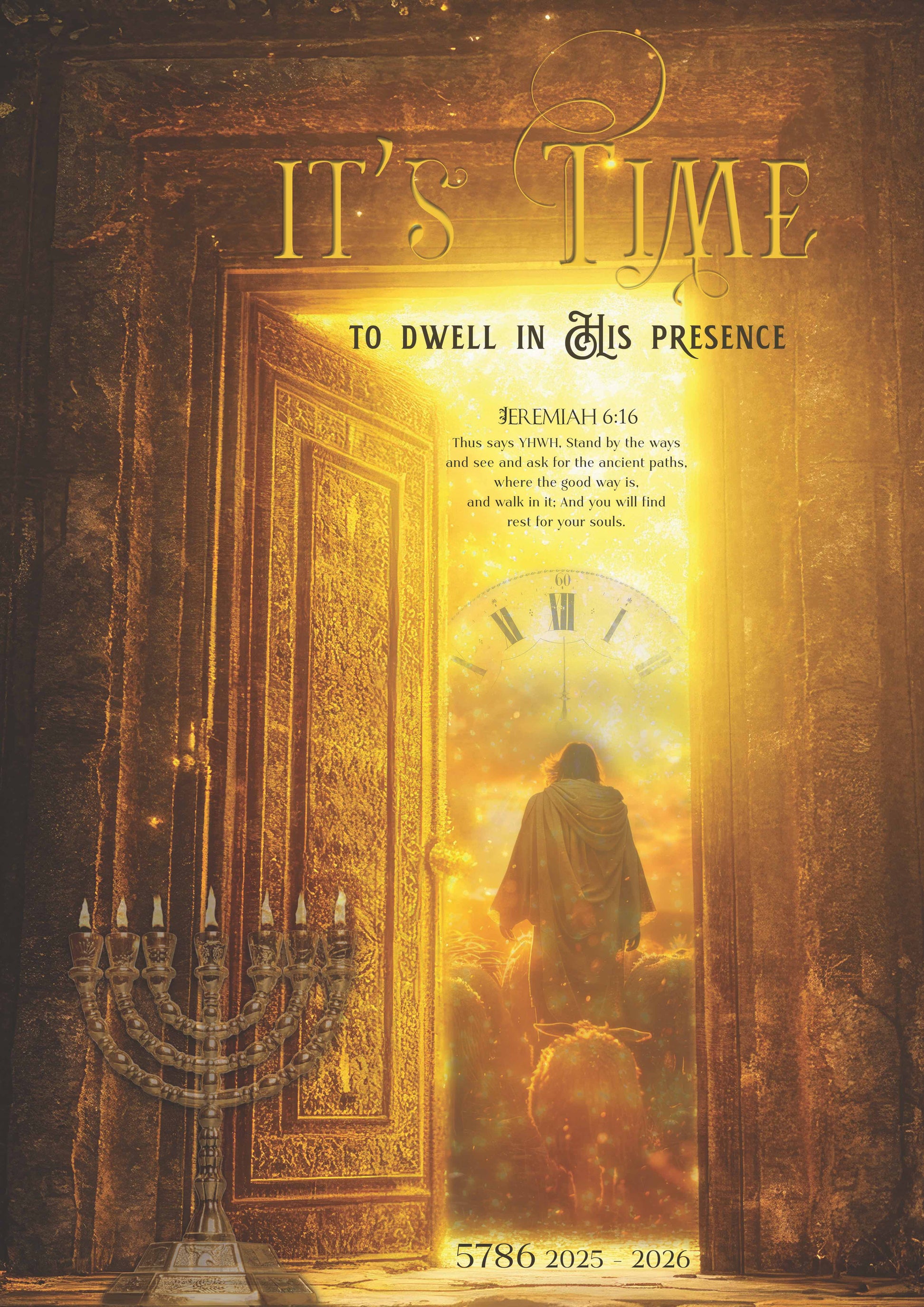 PRE-ORDER: "It's Time" Calendar Vol 7 5786 - Dwell in His Presence - Touching His Hem