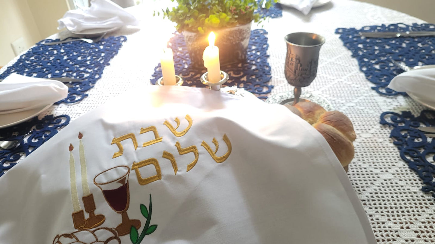 Challah Cover for Shabbat - Touching His Hem