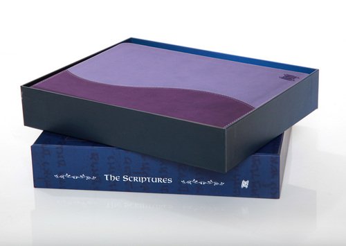 The Scriptures 2009, Duotone Purple (Soft Cover), by ISR - Touching His Hem