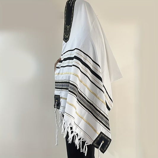 Y-H-V-H Black & Gold Tallit