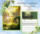 "It's Time" 5784 Digital Calendar Volume 5 - Touching His Hem