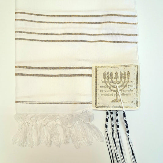 Tallit Prayer Shawl - Touching His Hem