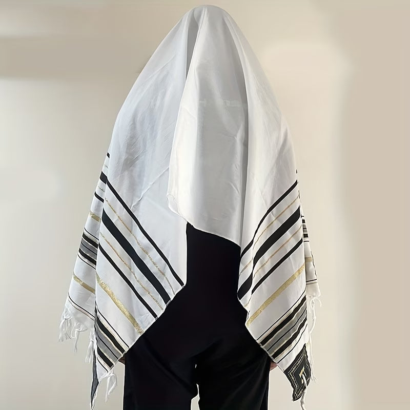 Y-H-V-H Black & Gold Tallit