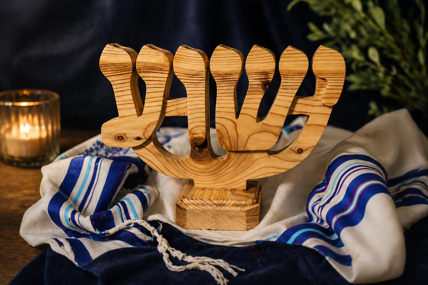 Ceder Yeshua Menorah - Touching His Hem