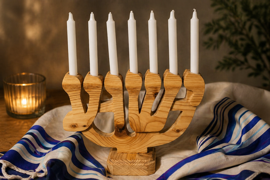 Ceder Yeshua Menorah - Touching His Hem