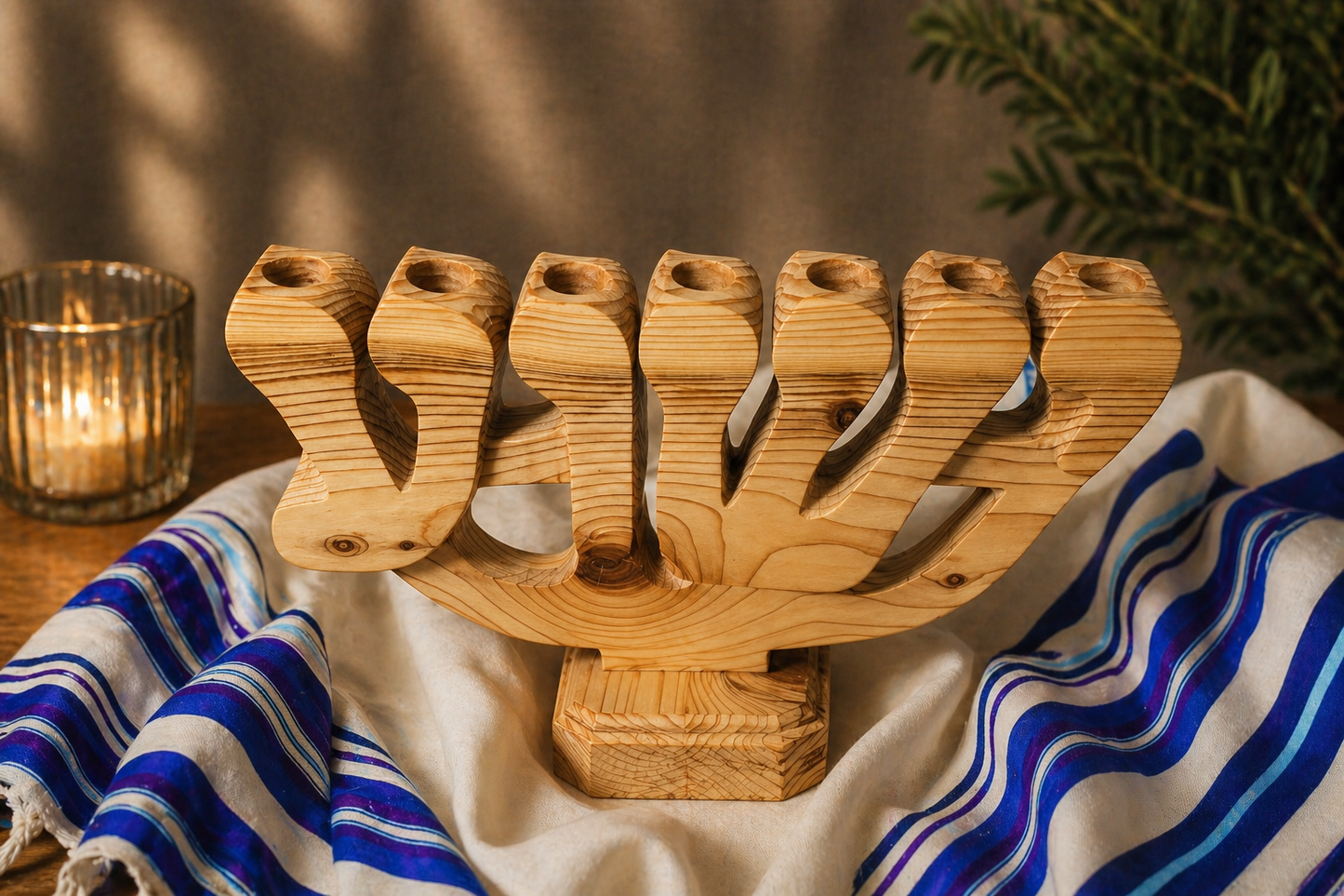 Ceder Yeshua Menorah - Touching His Hem