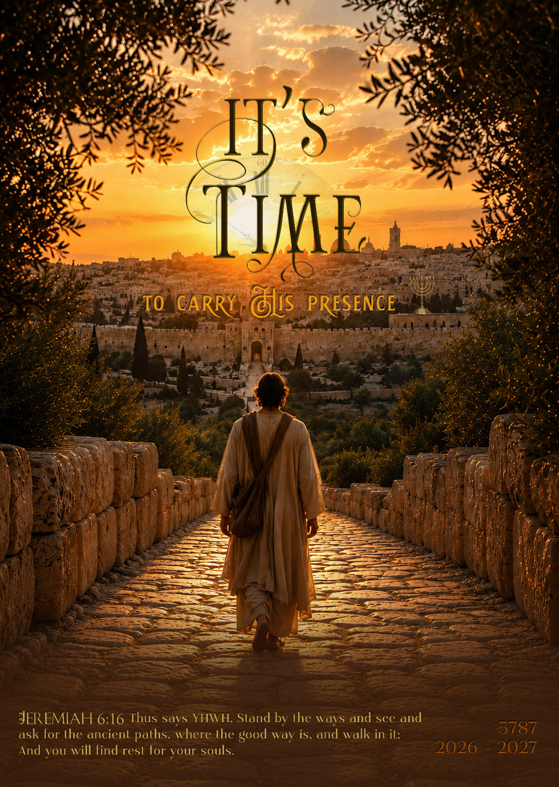 PRE-ORDER: "It's Time" Calendar Vol 8 - 5787 - Carry His Presence