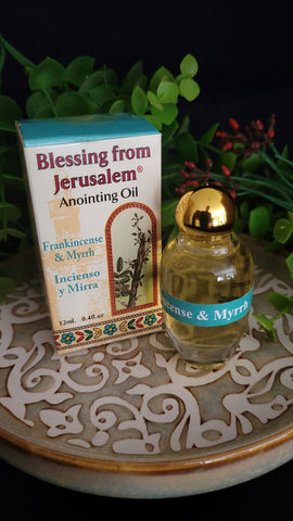 Blessing from Jerusalem Frankincense and Myrrh Anointing Oil