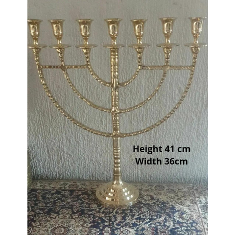 Copy of Silver Plated 7 Branch Menorah - Touching His Hem