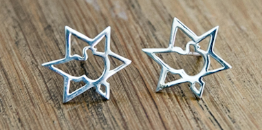 Star of Zion Earrings - Touching His Hem