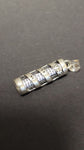 Mezuzah Pendant with Spiral Shema Yisrael in Hebrew - Touching His Hem
