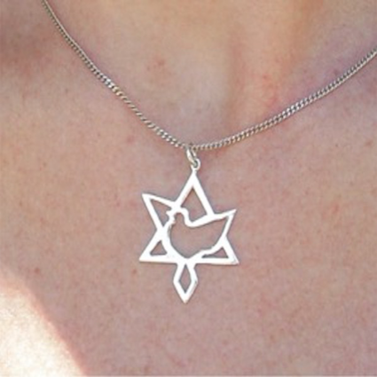 Star of Zion Pendant Medium - Touching His Hem