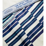 Talitnia Beney Or Tallit - Sons of Light Modern Wool Prayer Shawl - Blue - Touching His Hem